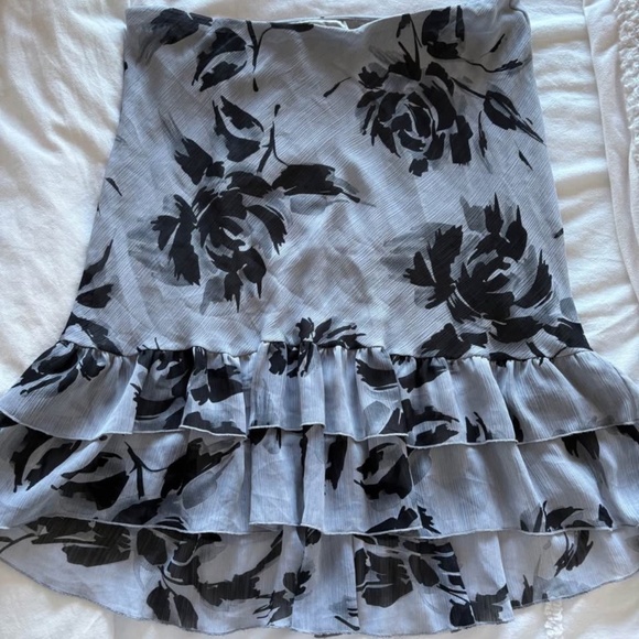 Vintage ruffle midi skirt - Picture 1 of 1